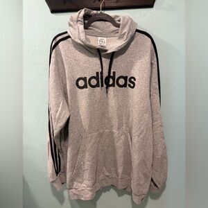 Adidas Hoodie Mens 2XL Pullover Sweatshirt Logo Sports Athletic Layers Gym